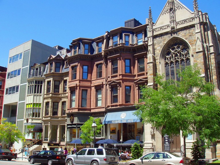 Photo:  Newbury_Street_near_the_Public_Garden,_Boston,_Massachusetts
